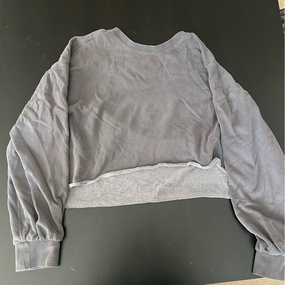 Harlow Gray Cropped Sweatshirt Size M/M